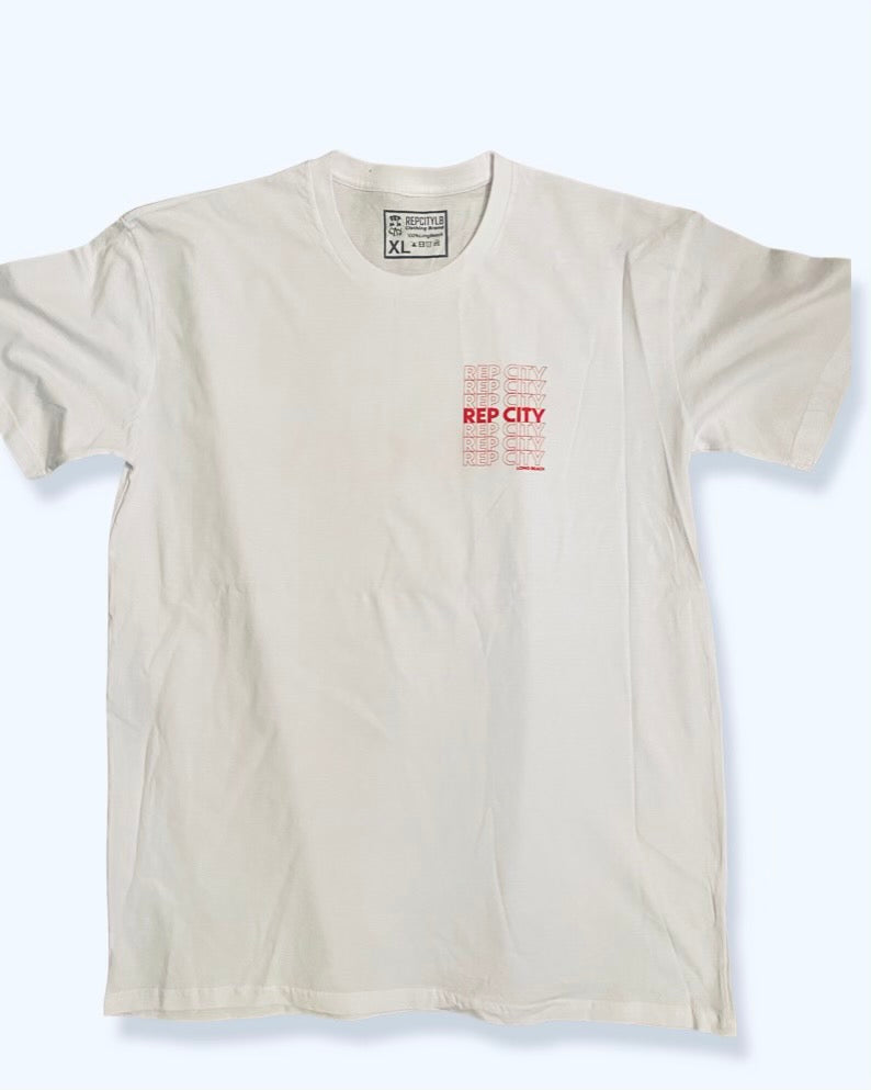 White RepCity T-Shirt