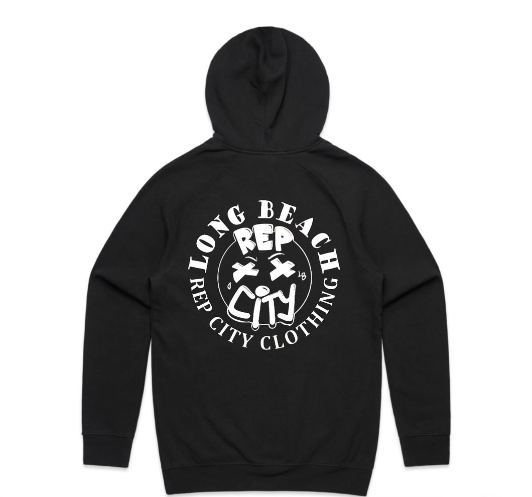 Black Logo Hoodie Pullover